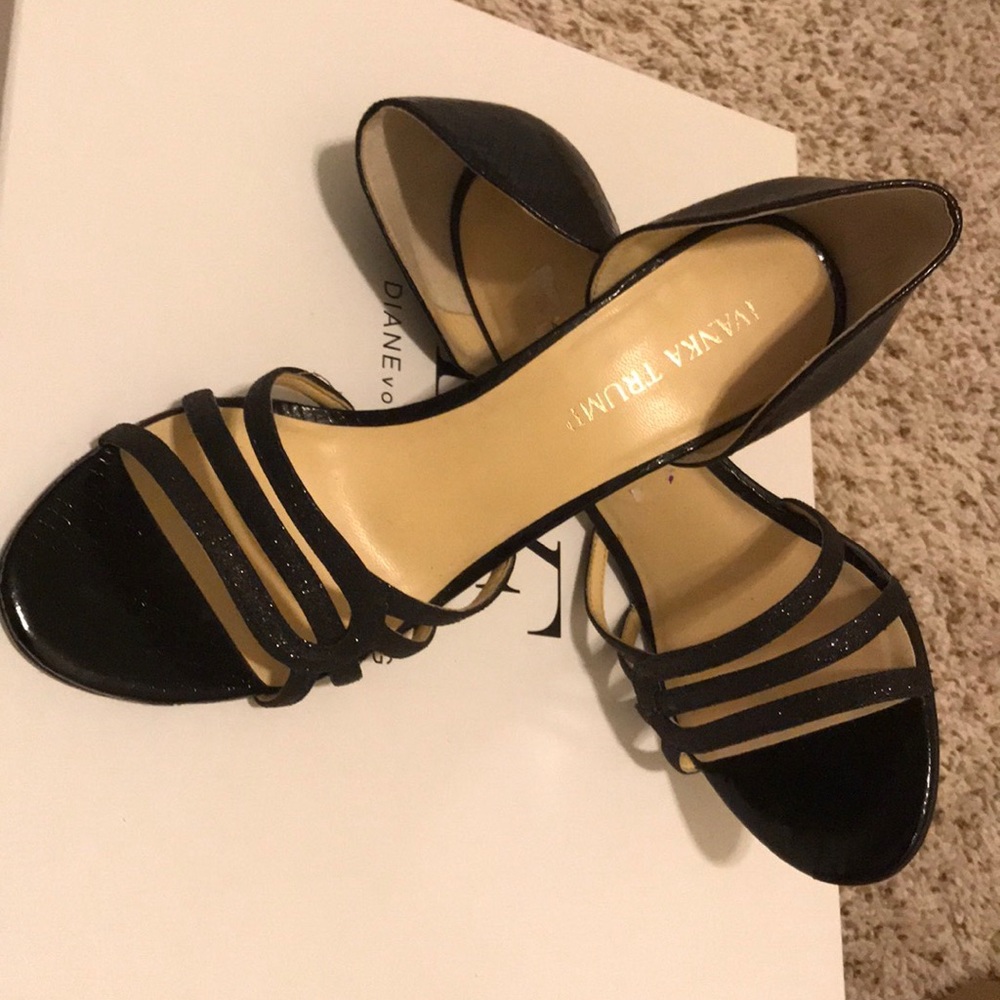 Never been worn size 6.5 Ivanka Trump black heels